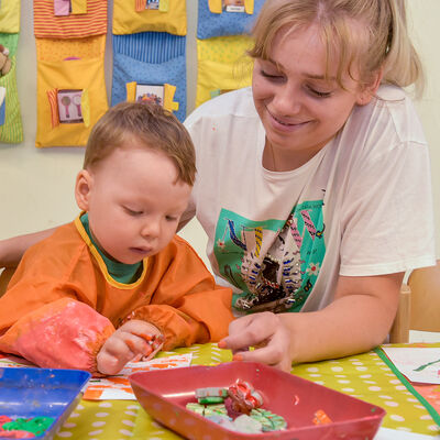 Bild vergr&ouml;&szlig;ern: Kinderkrippe "Mariengarten" in Oberhaunstadt