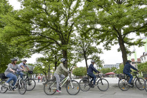 Bild vergrößern: 610 Teilnehmer waren in diesem Jahr beim Biotopradwandertag dabei