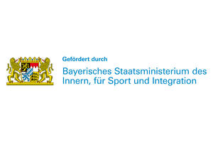 Bild vergrößern: Dieses Projekt wird aus Mitteln des Bayerischen Staatsministeriums des Innern, für Sport und Integration gefördert.