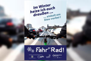 Bild vergrößern: Aktion Winterradeln “Fahr'Rad!“