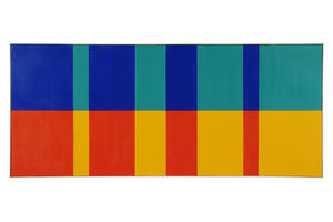 Bild vergrößern: Max Bill, Vierfarbige Struktur, 1970, Sammlung Gomringer im Museum für Konkrete Kunst