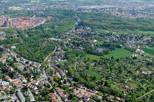Bild vergrößern: Die Lagen mit den höchsten Bodenrichtwerten sind u.a. im Westen Ingolstadts