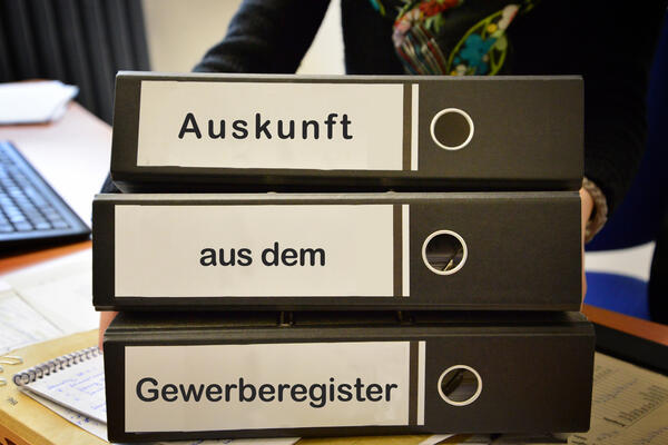 Auskunft aus dem Gewerberegister