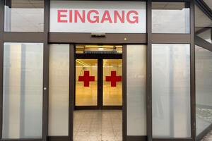 Bild vergrößern: Das neue Impfzentrum in der Hindenburgstraße