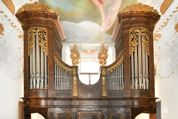 Bild vergrößern: Orgel in der Asamkirche Maria de Viktoria