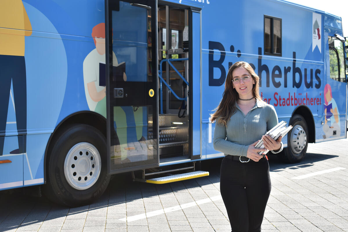 Bücherbus der Stadtbücherei