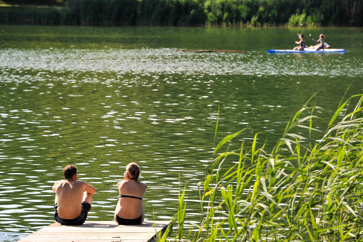 Badegste am Baggersee