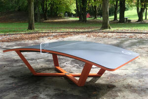 Bild vergrößern: Teqballtisch im Spielpark Fort Peyerl