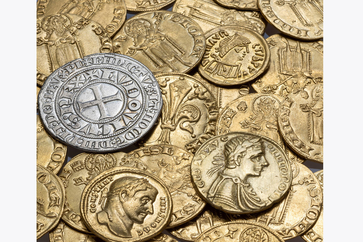 Schatzfunde - Gold- und Silbermünzen 