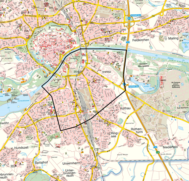 Bild vergrößern: Ausschreibungen - Stadtplan