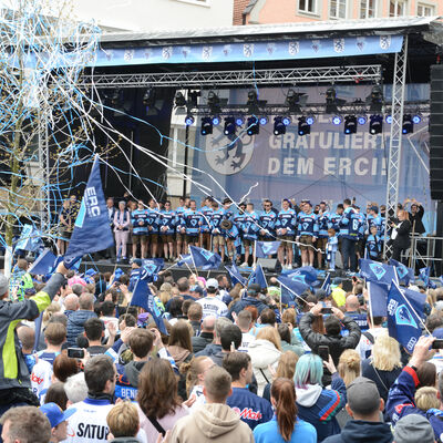 Bild vergr&ouml;&szlig;ern: Eishockey-Vizemeister 2023 ERC Ingolstadt