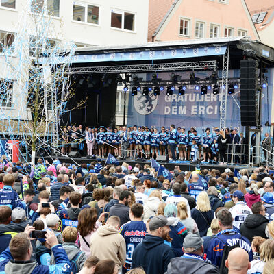 Bild vergr&ouml;&szlig;ern: Eishockey-Vizemeister 2023 ERC Ingolstadt
