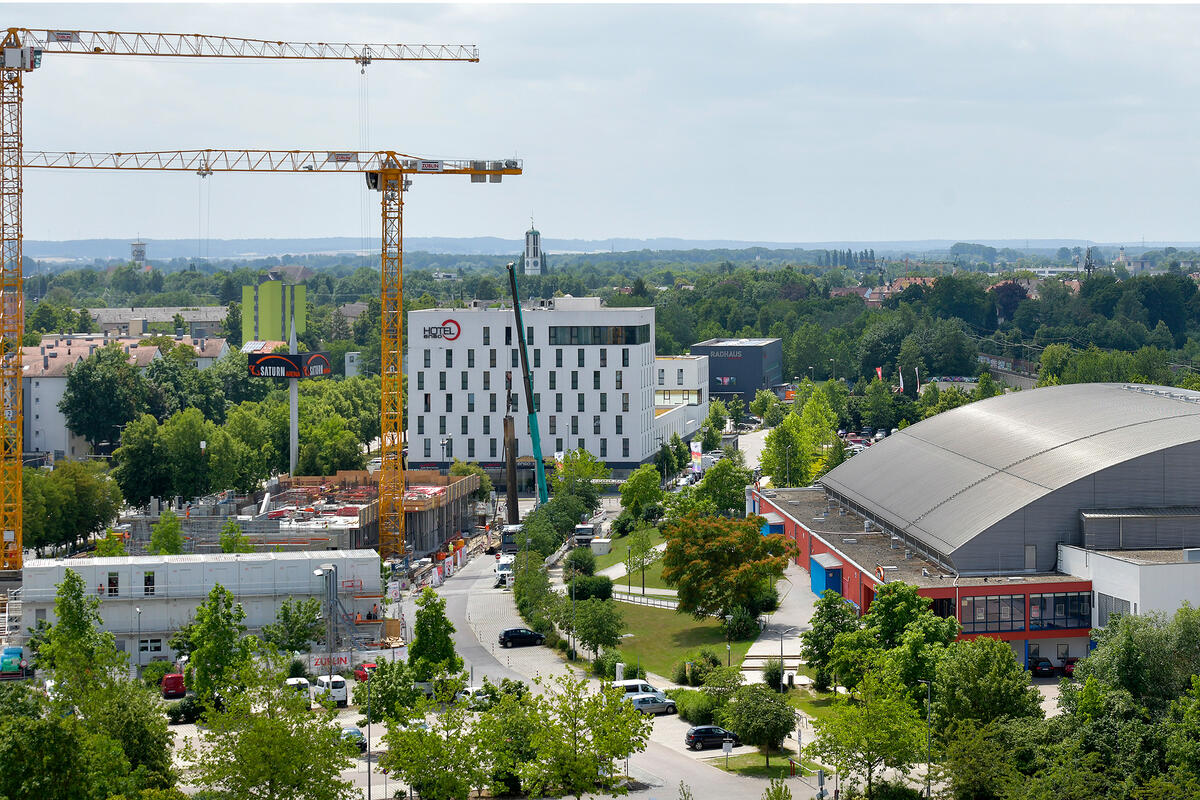 Saturn Arena _ Baustelle Parkhaus