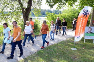Bild vergrößern: Info-Walking-Tour um den Baggersee