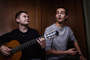 Bild vergrößern: Daniel Di Prinzio und Ihor Kordiuk eröffnen das Gitarrenfestival