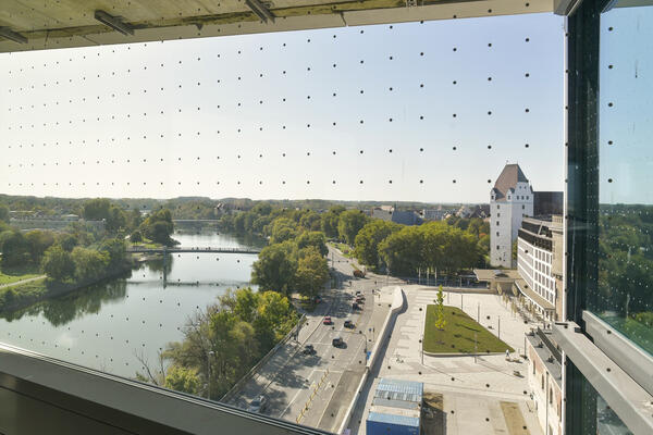 Ausblick vom künftigen Restaurant