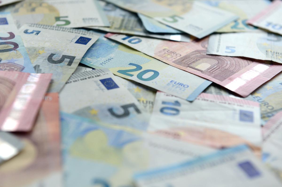 Geld Banknoten Euro