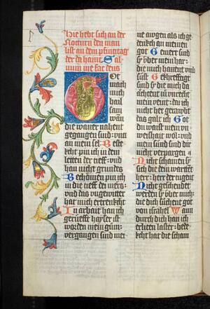Bild vergr&ouml;&szlig;ern: Der Ingolst&auml;dter Psalter