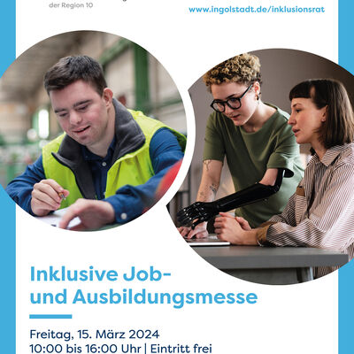 Bild vergrößern: Inklusive Jobmesse - Plakat (3)