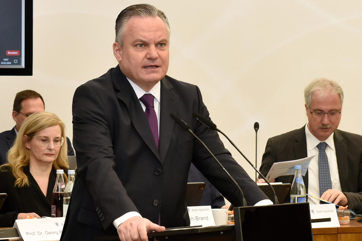 Oberbürgermeister Christian Scharpf - Haushaltsrede