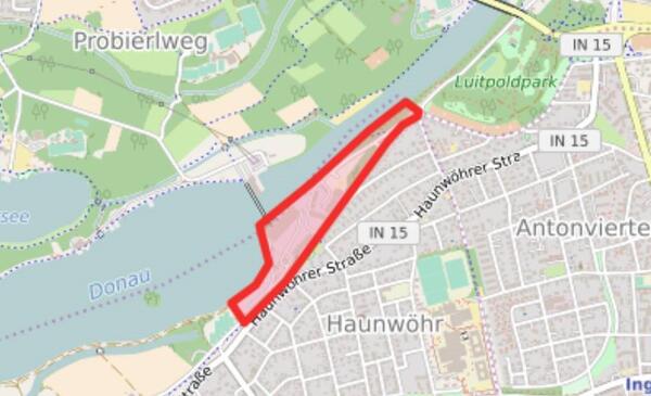 Bild vergrößern: Übersichtskarte gesperrter Bereich