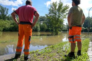 Bild vergr&ouml;&szlig;ern: Hochwasser 2024 in Ingolstadt