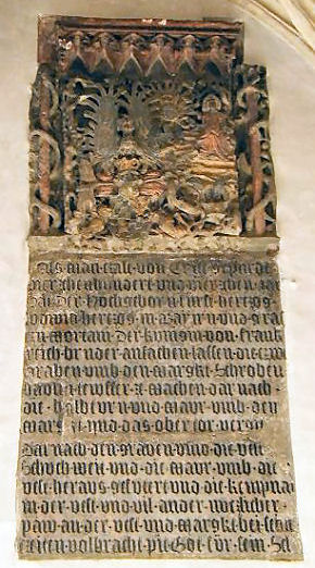 Wappenstein von Schrobenhausen. Foto: Kurt Scheuerer