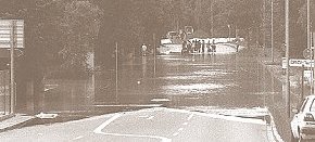 Hochwasser 1999. Foto: Wiening