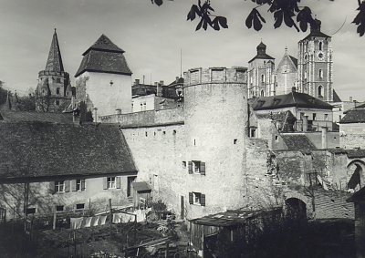 Schutterturm. Foto: Manfred Scheuerer, um 1960