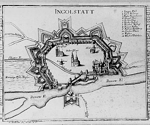 Bodenehr. Plan der Festung im 18. Jh.