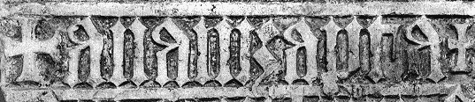 Inschrift am Hardertor. Foto: Stadtarchiv Ingolstadt