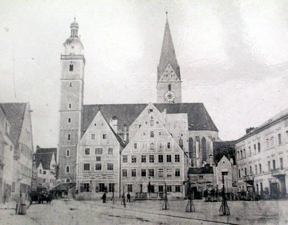 Rathausplatz. Foto: Stadtarchiv Ingolstadt