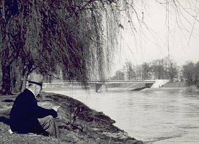 Rentner um 1960 am Nordufer. Foto: Kurt Scheuerer