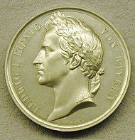 Ludwig I. Medaille. Foto: Kurt Scheuerer