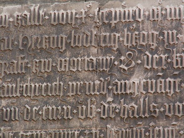 Wappenstein von Wasserburg. Foto: Kurt Scheuerer