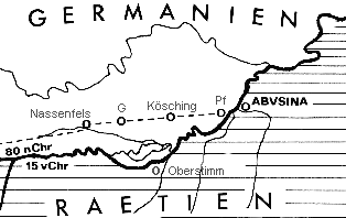 Rmerstrae. Zeichnung: Kurt Scheuerer