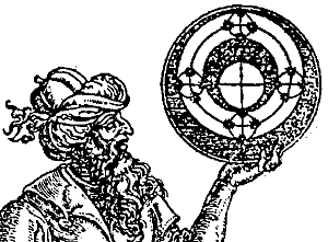 Astrolab aus: Apian, Folium Populi